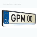 Chrome number plate surround